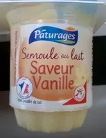चीनी की मात्रा Semoule au lait saveur Vanille