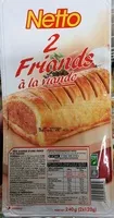 Suhkru kogus sees 2 Friands à la viande