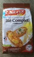 Quantité de sucre dans Petits pains grillés blé complet