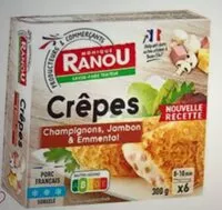 İçindeki şeker miktarı Crêpes champignons jambon & emmental