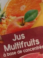 Cantidad de azúcar en Jus multifruits à base de concentrés et de purées