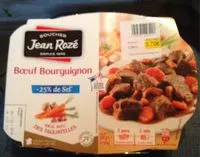 Sokerin määrä sisällä Bœuf bourguignon