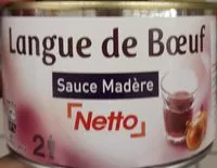 含糖量 Langue de Bœuf sauce Madère
