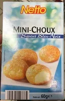 含糖量 Mini-Choux saveur Bleu-Noix