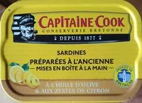 入っている砂糖の量 Sardine a l'huile d'Olive vierge extra