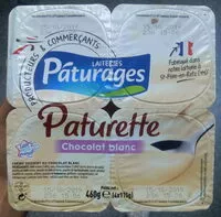 Amount of sugar in Paturette - crème dessert chocolat blanc