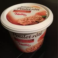 Cantidad de azúcar en Rillettes poulet roti 220g