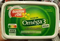 Sokerin määrä sisällä Margarine omega 3