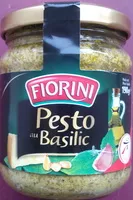 入っている砂糖の量 Pesto vert au basilic