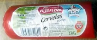 Количество сахара в Cervelas - pur porc