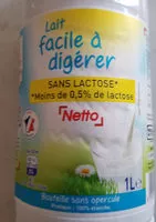 Quantité de sucre dans Lait à Teneur Réduite En Lactose