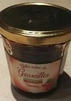入っている砂糖の量 Gelée extra de groseilles