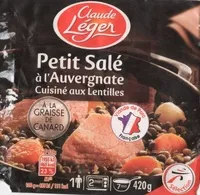 Suhkru kogus sees Petit Salé à l'Auvergnate Cuisiné aux Lentilles