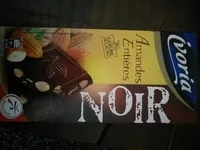 चीनी की मात्रा Chocolat noir amandes entières