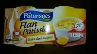 Suhkru kogus sees Flan Pâtissier - Cuit & doré au four