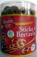 Sokerin määrä sisällä Sticks & bretzels