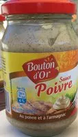 Suhkru kogus sees Sauce Poivre