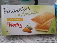 含糖量 Financiers aux amandes