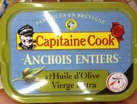 入っている砂糖の量 Anchois entiers à l'huile d'olive vierge extra
