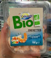 चीनी की मात्रा Crevettes décortiquées et cuites
