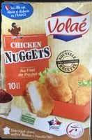 Amount of sugar in Nuggets aux filets de poulet