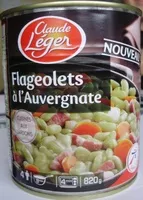 Quantité de sucre dans Flageolets à l'Auvergnate - Cuisinés aux lardons