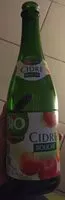 Quantité de sucre dans Cidre bouché