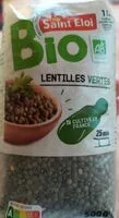 Количество сахара в Lentilles vertes Bio