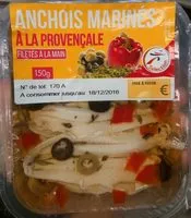 Quantité de sucre dans Anchois marinés à la provençale