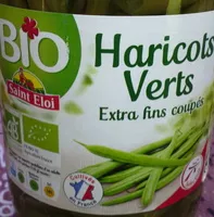Jumlah gula yang masuk Haricots verts coupé extra-fins BIO
