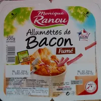 İçindeki şeker miktarı Allumettes de bacon fumées