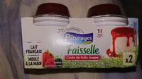 Cantidad de azúcar en Faisselle et son coulis de fruits rouges