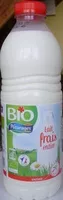 चीनी की मात्रा Lait frais entier bio