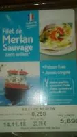 入っている砂糖の量 Filet de merlan La barquette de 250 g