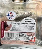 Quantité de sucre dans Bûchettes à la Fourme d'Ambert