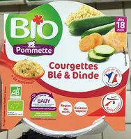 Sokerin määrä sisällä Courgette Blé Dinde