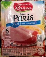 İçindeki şeker miktarı JAMBON CUIT DE PARIS