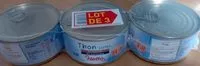 चीनी की मात्रा Thon Listao au Naturel en morceaux (Lot de 3)