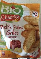 Suhkru kogus sees Petits pains grillés nature bio