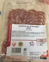 Quantité de sucre dans Saucisson sec d'auvergne pur porc
