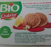 入っている砂糖の量 Sablés amande arôme naturel de citron bio