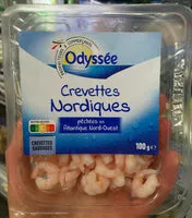 चीनी की मात्रा Crevettes nordiques décortiquées cuites - 100g