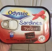 Suhkru kogus sees Sardines au piment