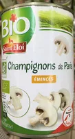 含糖量 Champignons de paris émincés bio