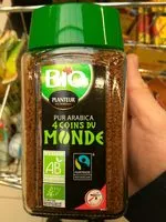 Amount of sugar in Café soluble amérique latine bio