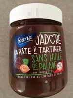 Sucre et nutriments contenus dans Ivoria