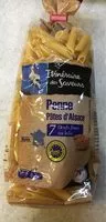 入っている砂糖の量 Penne Pâtes d'Alsace