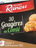 Amount of sugar in Gougères au comté