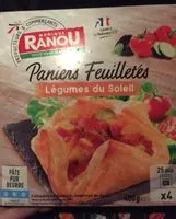 Zuckermenge drin Paniers feuilletés aux légumes du Soleil