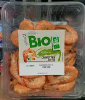 入っている砂糖の量 Crevettes cuites BIO
